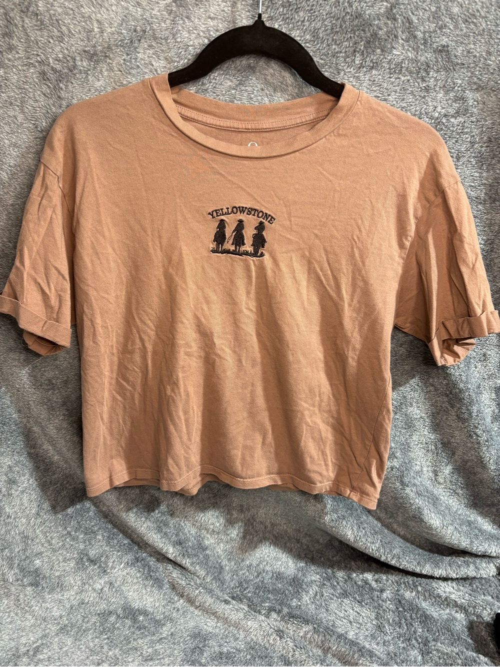 Yellowstone Women's Short Sleeve Tee in Dusty Rose